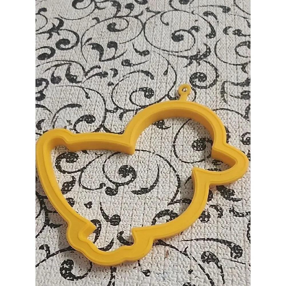 Yellow Silicon Set of Pancake Molds - Bird, Fish, Butterfly